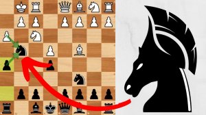 Троянский конь в шахматах. Шахматная ловушка за черных