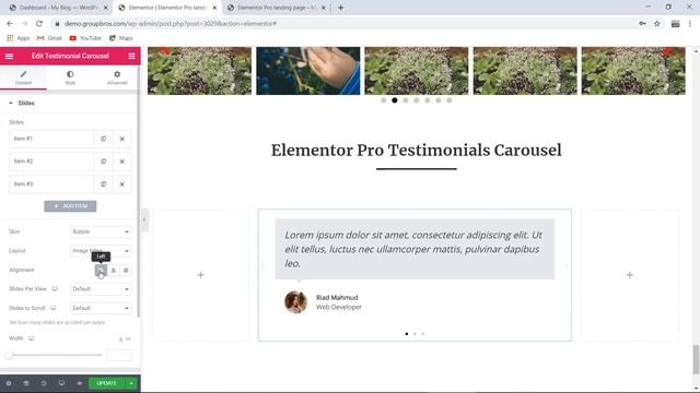 15: Elementor Pro Testimonials Carousel | Elementor Pro Bangla Series Tutorials смотреть онлайн