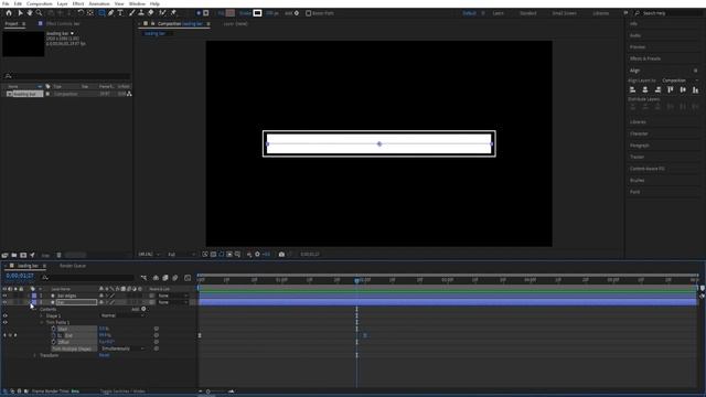 After Effects Tutorial - Progress Bar Animation - Loading Bar смотреть онлайн