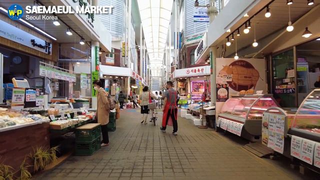 [4K] Delicious Market Surrounded by Apartment Complexes: Jamsil Saemaeul Market in Seoul Korea смотреть онлайн