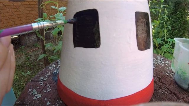 САДОВЫЙ МАЯК из ЦВЕТОЧНЫХ ГОРШКОВ/ НЕОБЫЧНЫЕ ИДЕИ ДЛЯ ДАЧИ СВОИМИ РУКАМИ смотреть онлайн