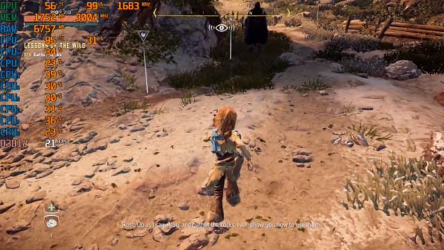 HORIZON ZERO DAWN ON | XEON X3440 | GT 1030 2GB DDR5 | RAM 8GB | 768P LOW смотреть онлайн