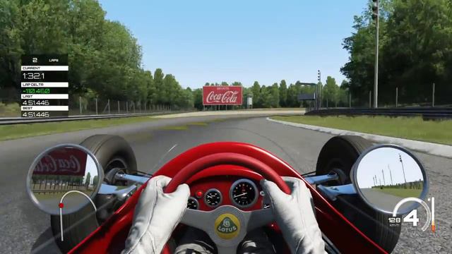 60's monza lap in a type 25 lotus F1 car [Assetto Corsa] смотреть онлайн