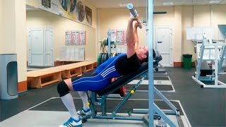 Жим штанги лёжа под углом вверх: техника выполнения смотреть онлайн