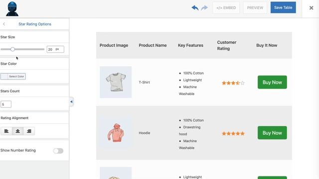 WP Table Builder - Drag and Drop Responsive Table Builder for WordPress смотреть онлайн