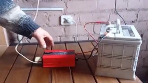 Инвертор 12 220. Подключение газового котла.