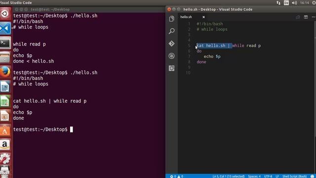 Shell Scripting Tutorial for Beginners 17 - Read a file content in Bash смотреть онлайн