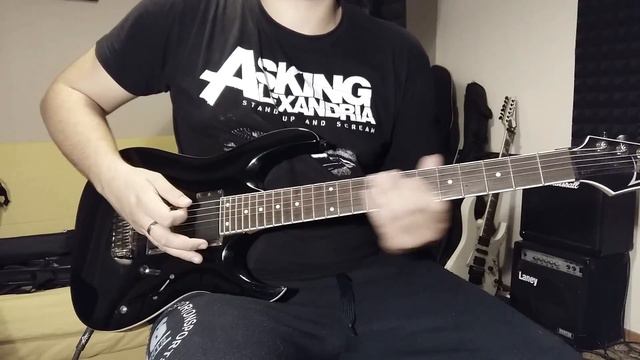 Asking Alexandria - Into The Fire (Guitar Cover & Tabs) смотреть онлайн
