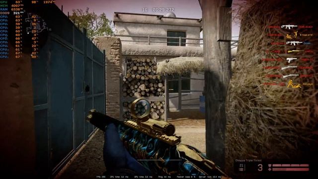 Warface I5 10600kf (5.050ghz) gtx1070 (8gb) RAM DDR4 32gb (3200) смотреть онлайн