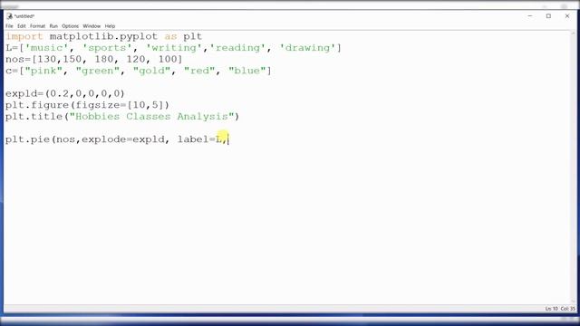 Create PieChart in Python смотреть онлайн