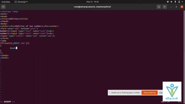 Session 6 - Creation of sample PHP-MySQL web application & running on Apache2 WebServer #PHP #IT смотреть онлайн