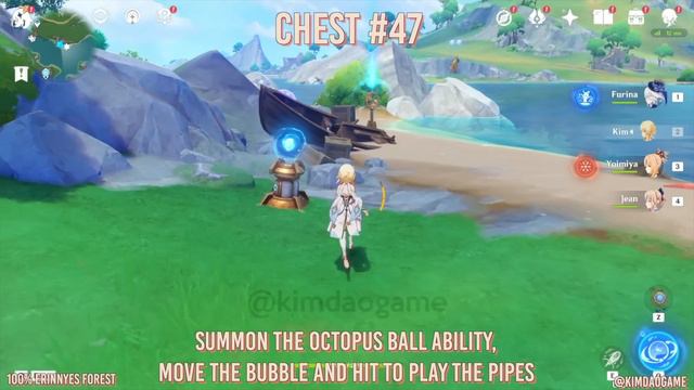 How to: Erinnyes Forest 100% FULL Exploration ⭐ Fontaine ALL CHESTS【 Genshin Impact 】 смотреть онлайн