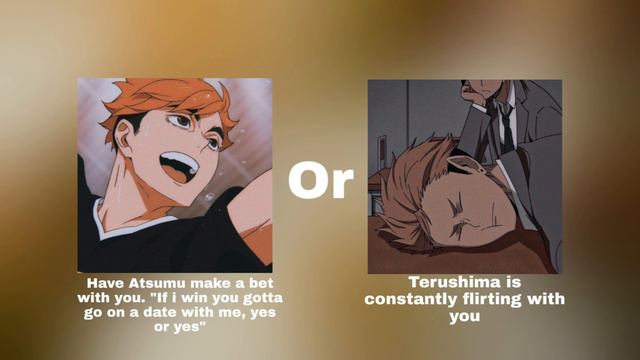 WOULD YOU RATHER | Haikyuu | Questions