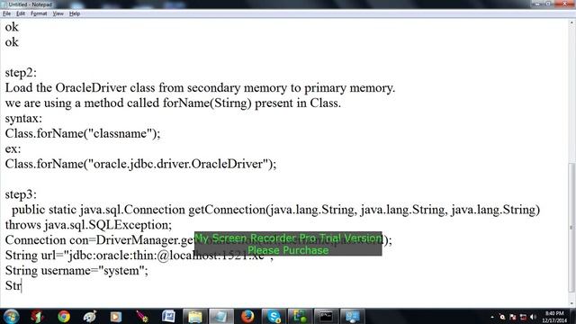 jdbc steps to connect oracle database смотреть онлайн