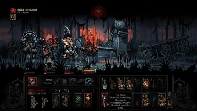 Let's Play Darkest Dungeon: The Crimson Curse -- Quest to Kill the Baron Part 1 смотреть онлайн