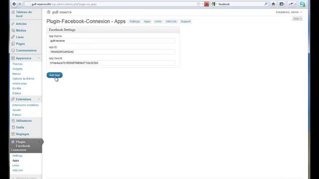 Plugin-Facebook-Connexion: Création d'une application facebook смотреть онлайн