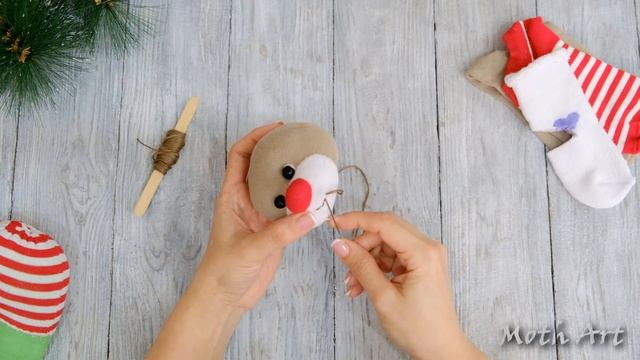 Новогодний (Рождественский) Оленёнок Своими Руками ??❄️Baby Christmas Reindeer DIY смотреть онлайн
