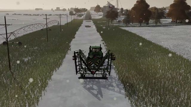 Snow... In Texas... - West Texas Multiplayer - Episode 13 - FS19 смотреть онлайн