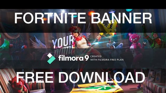 FORTNITE BANNER TEMPLATE 2018 - Free Download | Photoshop смотреть онлайн
