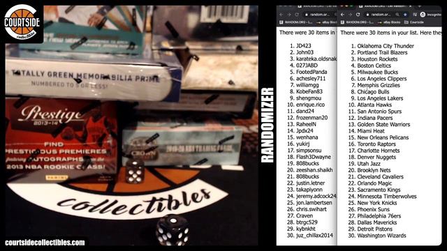 TEAM DRAW | Courtside Basketball 7-Box Random Team Mixer #152 [Crown Royale, Spectra, TCert, GS]