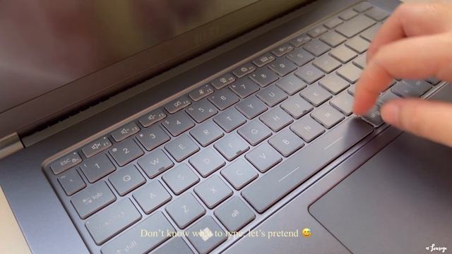 unboxing msi modern 15 carbon gray ?| my new budget laptop, asmr-ish смотреть онлайн