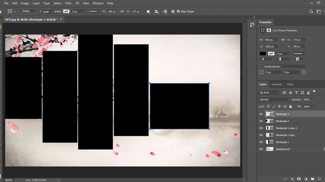 Creating a Wall Art in Adobe Photoshop смотреть онлайн