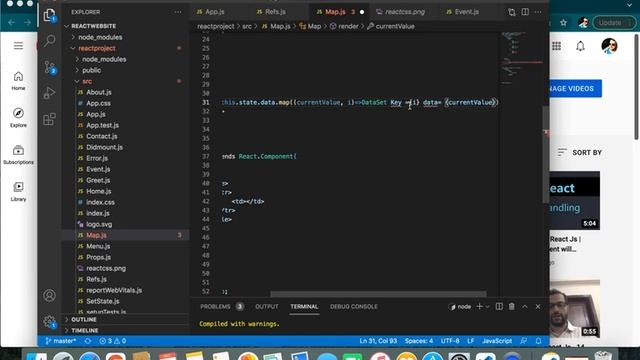 What is Map Function() in React Js | How Map Function is working смотреть онлайн