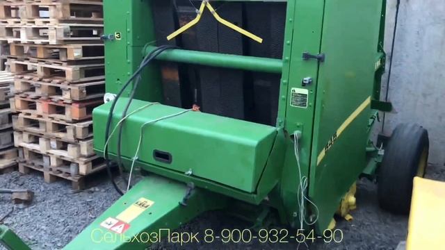 John Deere 545 Обзор рулонного пресс-подборщика смотреть онлайн