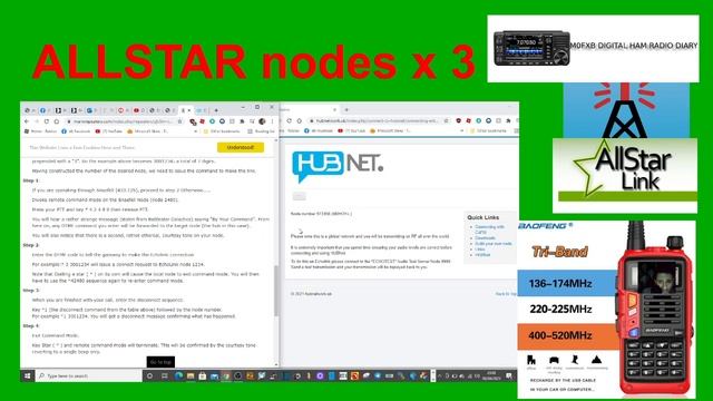ALLSTAR node -Connect to Echolink using a radio. смотреть онлайн