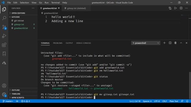 GIT - Move and Rename смотреть онлайн