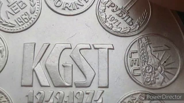 Серебряная монета 1 рубль 1971 года 100 форинтов 1974 года Венгрия 25 лет СЭВ цена и стоимость смотреть онлайн
