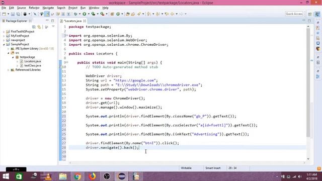 Selenium Training in Tamil - Locators, findElements - Part 4 смотреть онлайн