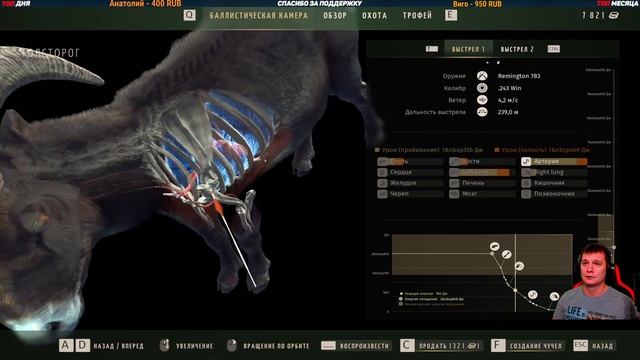 ОХОТА НА ЧЕРНОГО ТОЛСТОРОГА и СНЕЖНЫХ КОЗ ● Way of the Hunter #7 смотреть онлайн