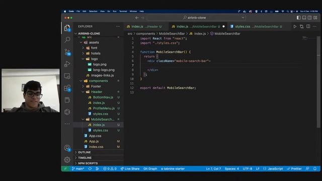 Make Airbnb Clone using React JS смотреть онлайн