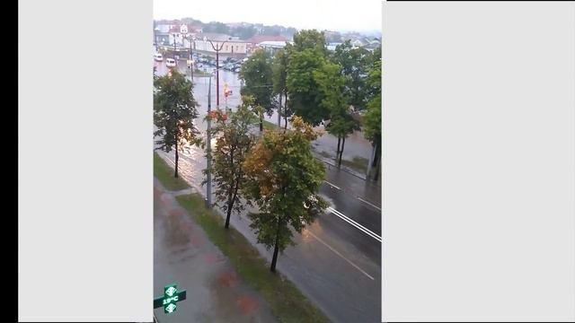 ливень в Гродно 17.07.18 смотреть онлайн