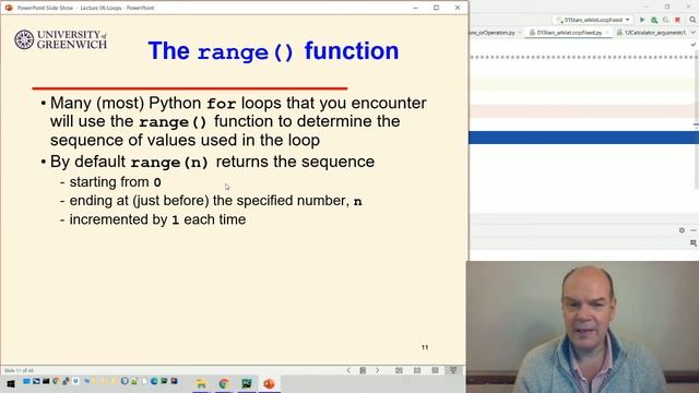 Python 06-3: Loops - The for loop смотреть онлайн