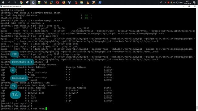 Установка MySQL 5.7 в Oracle Linux 6.10 смотреть онлайн