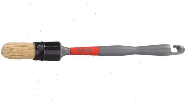 Кисть ERGO круглая, натуральная щетина, 25мм (Kraftool) обзор 1-01029-25 смотреть онлайн