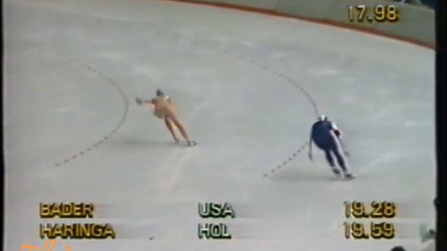 Winter Olympic Games Calgary 1988 - 1000 m Bader - Haringa смотреть онлайн