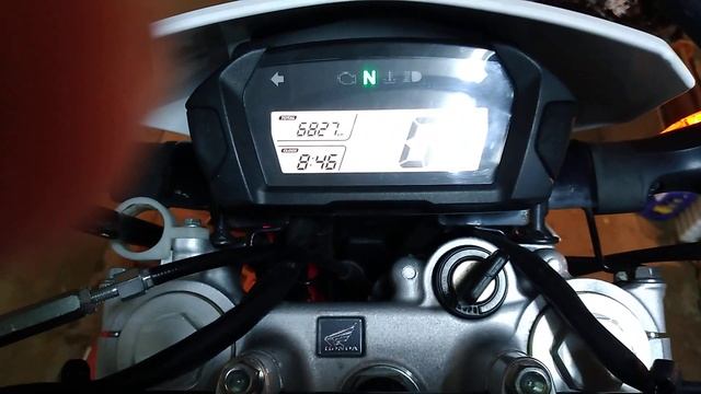 Honda CRF250L пуск на холодную смотреть онлайн