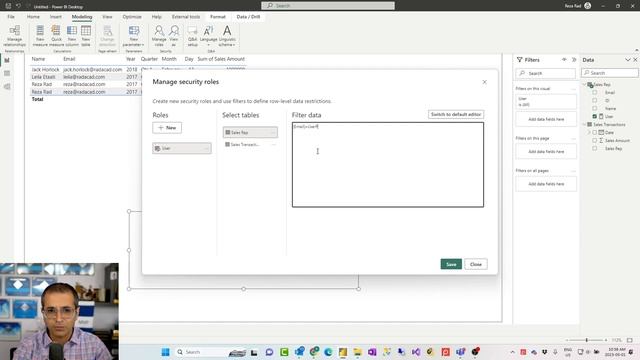 Dynamic Row Level Security in Power BI смотреть онлайн