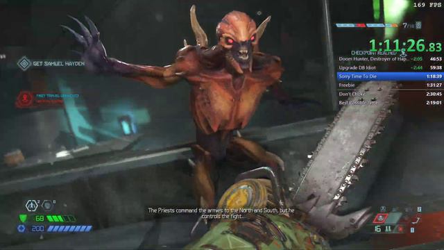 DOOM Eternal Ultra-Nightmare 100% Speedrun - 2:22:21.11 смотреть онлайн
