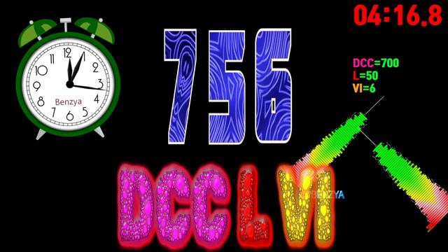 Roman Numerals 500 ~ 1000 Countup Timer  Alarm🔔