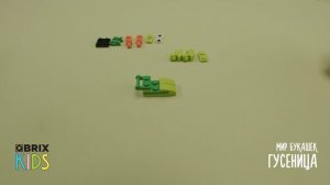 Собираем гусеницу из конструктора QBRIX KIDS - коллекция детских конструкторов с видеоинструкциями