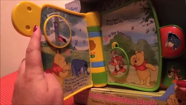 IT'S VTECH & DISNEYS WINNIE THE POOH INTERACTIVE ADVENTURE ELECTRONIC KINDERGARTEN BOOK