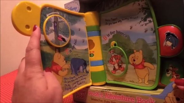 IT'S VTECH & DISNEYS WINNIE THE POOH INTERACTIVE ADVENTURE ELECTRONIC KINDERGARTEN BOOK