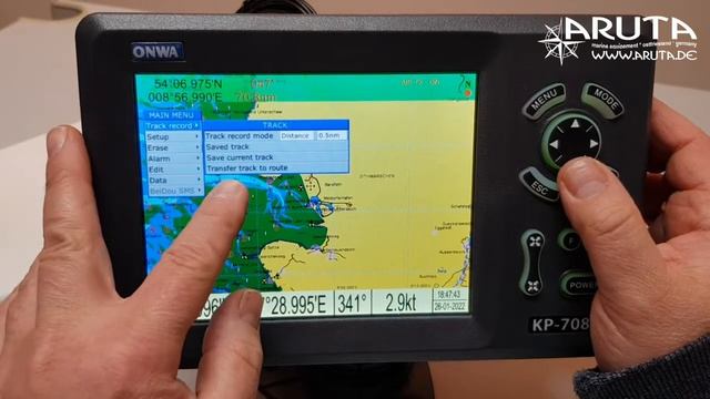 ONWA KP 708A Überblick Funktionen AIS Transponder class B+Chartplotter Kartenplotter combo www arut смотреть онлайн