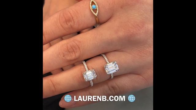 Diamond VS Moissanite: Emerald Cut Engagement Rings смотреть онлайн
