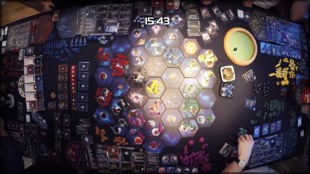 6 Player Twilight Imperium 4th edition Time-lapse (10 hours) смотреть онлайн