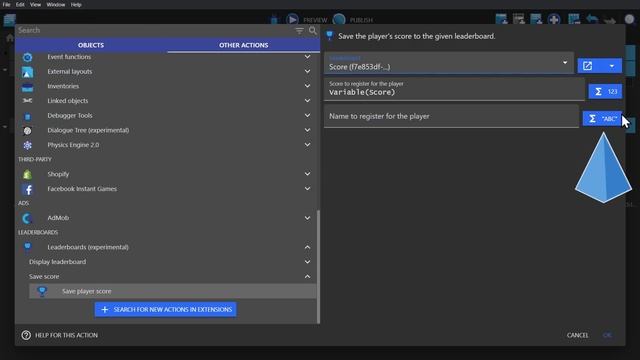 Leaderboards - Intermediate Tutorial - GDevelop
